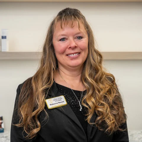 Headshot of a staff member at an aesthetic wellness center