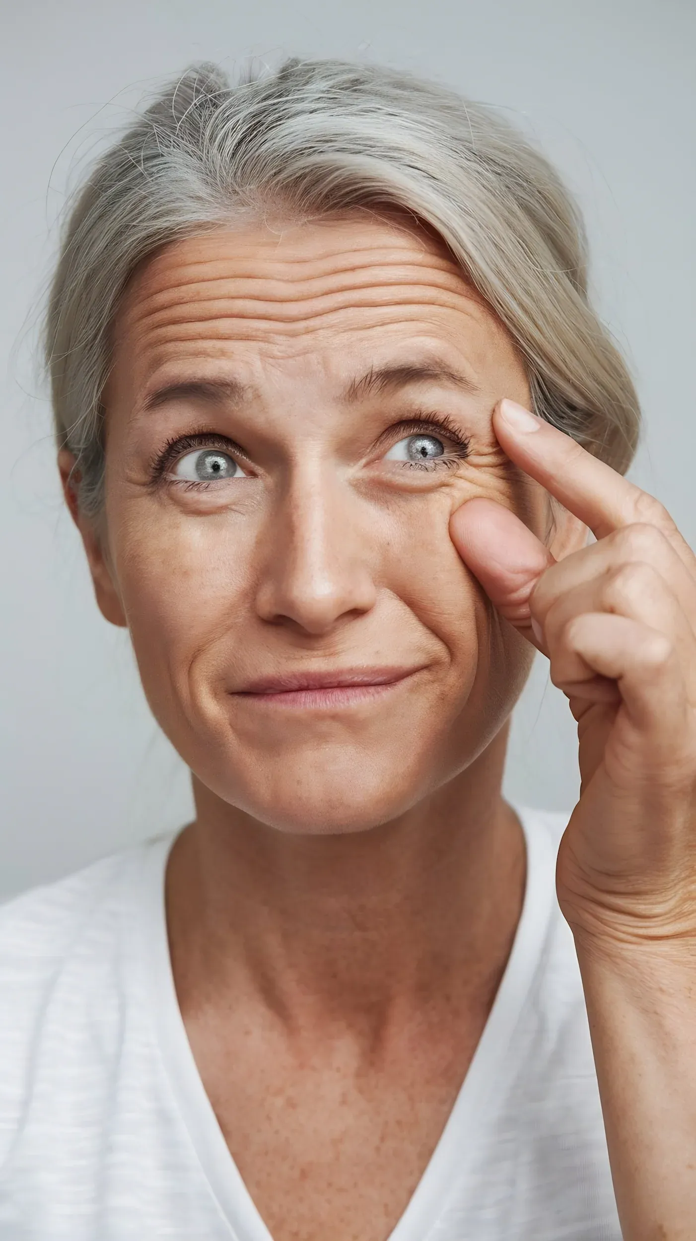 Forehead lines, frown lines, and crow's feet examples for treatment Longmont